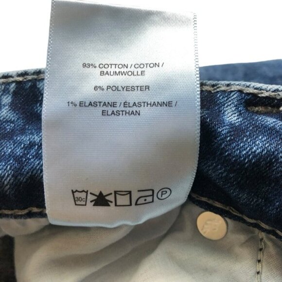 Silver Elyse Curvy Fit Mid Rise Slim Bootcut Jeans Size 28 - Picture 14 of 15